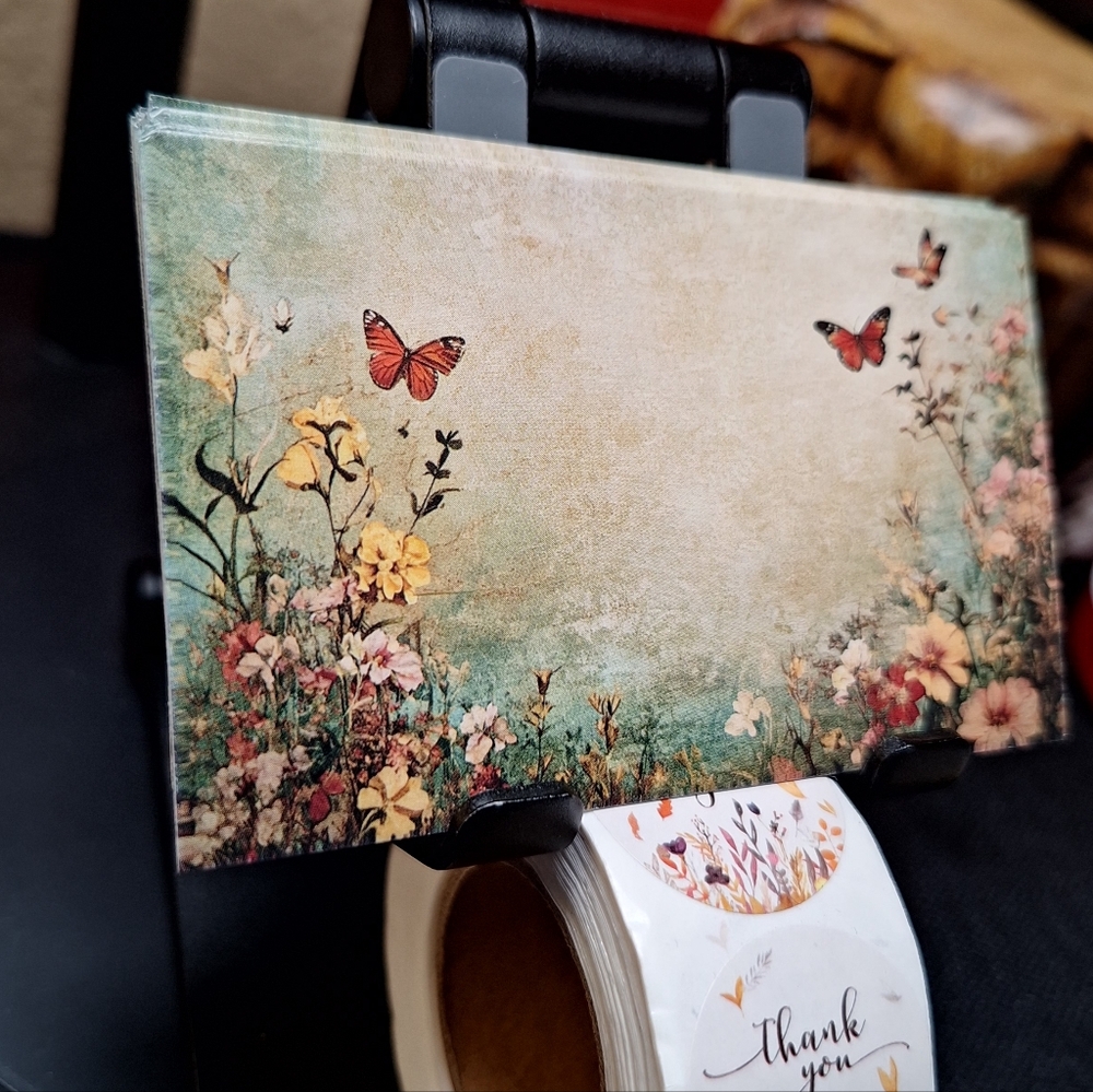 550ct. 50 Thank You Cards 500 Stickers BONUS: 3 Random Polymailers - Picture 3 of 5